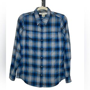 Exofficio Striped Button Down Shirt Sz Small